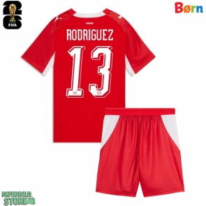 Schweiz Ricardo Rodriguez #13 Replika Babytøj Hjemmebanesæt Børn VM 2026 Kortærmet (+ Korte bukser)